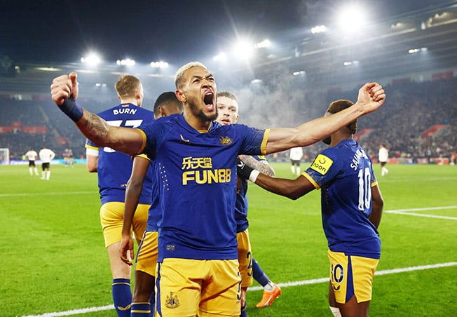 image Joelinton gives Newcastle advantage in League Cup semi final