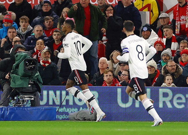 image Rashford strikes as Man United outclass Forest in first leg