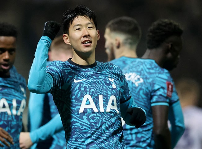 image Cup joy for Son as Spurs reach fifth round