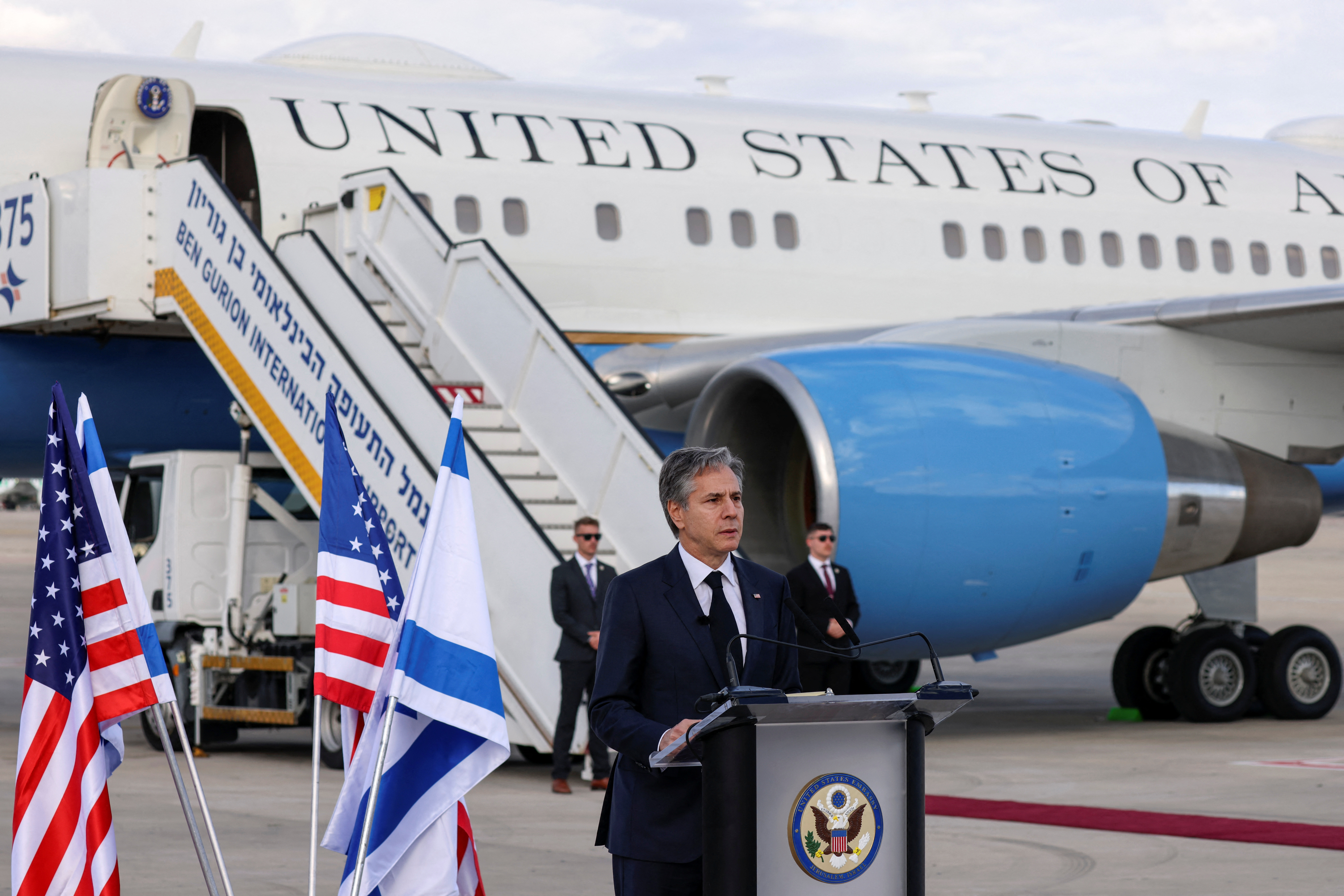 image Blinken reaffirms two-state solution ahead of Israeli-Palestinian visit