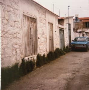 my yiayias village house in ayios tychinas 1982
