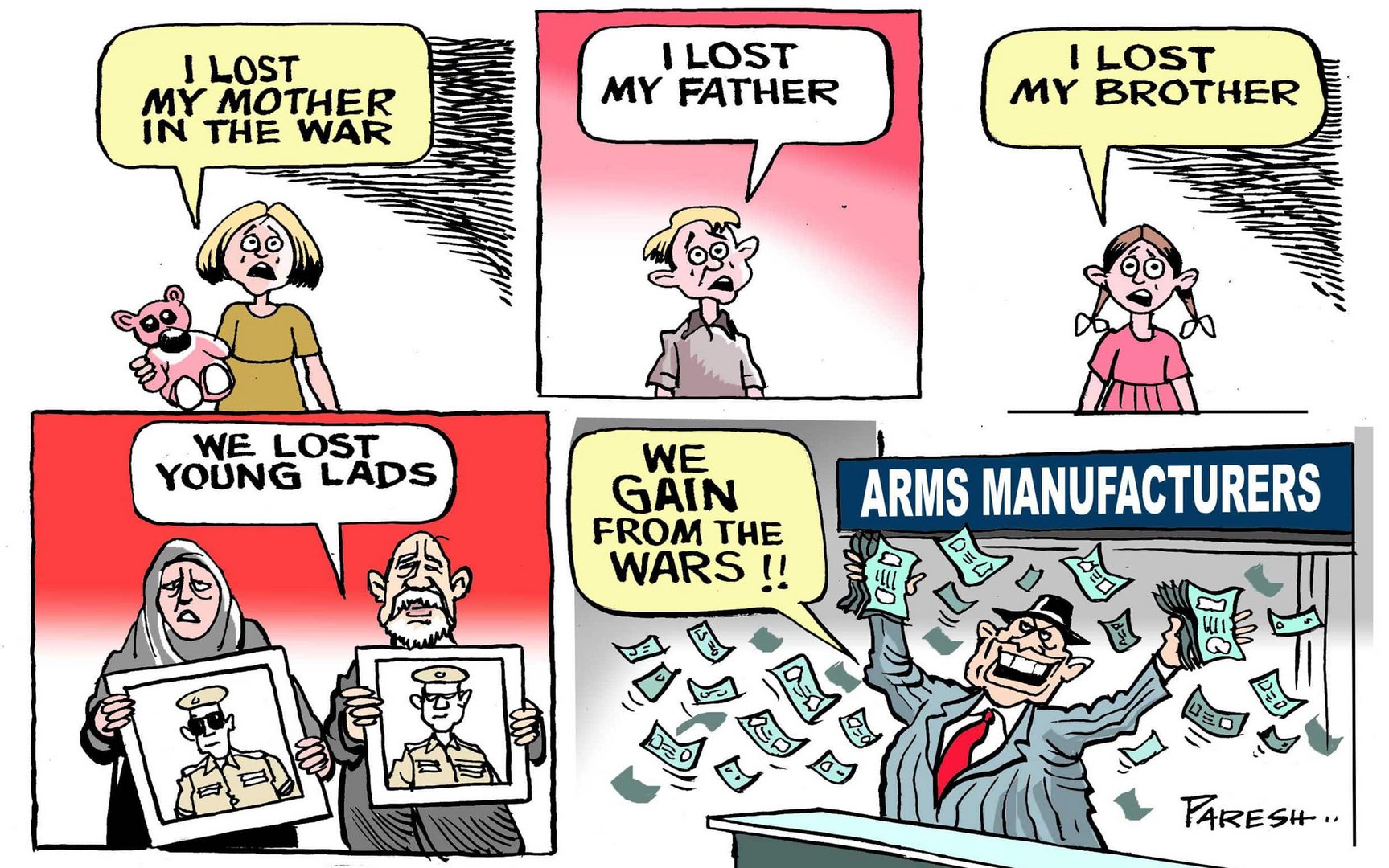 war gain and loss