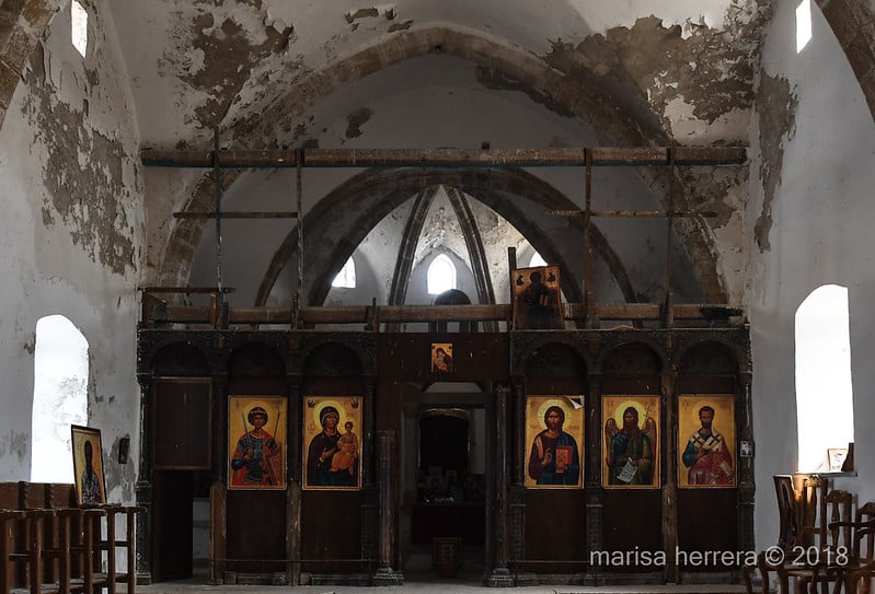 image Karpasia church service on Epiphany Day