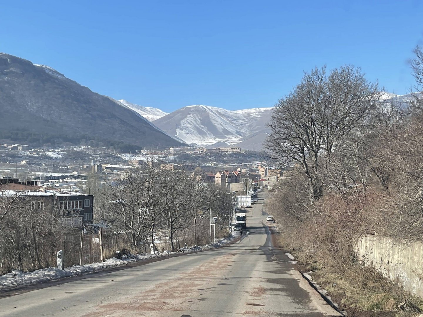 feature costas the town of goris at the southernmost tip of armenia