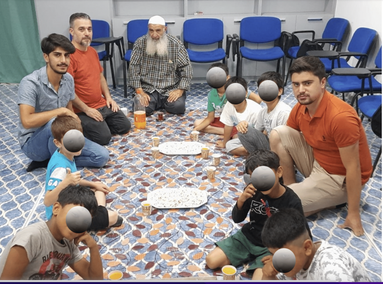 feature esra young boys at one of the islamic associations (ozgur gazete)