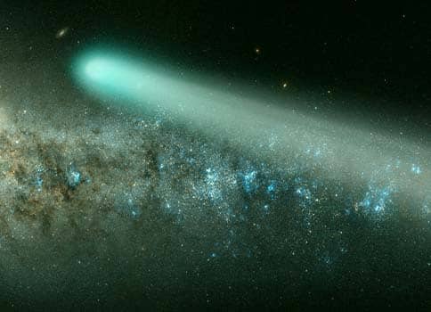 image Green comet not seen since the Stone Age approaching Earth