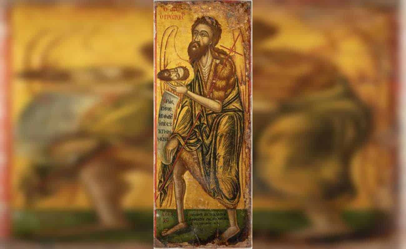 image Icon stolen from Karavas church repatriated