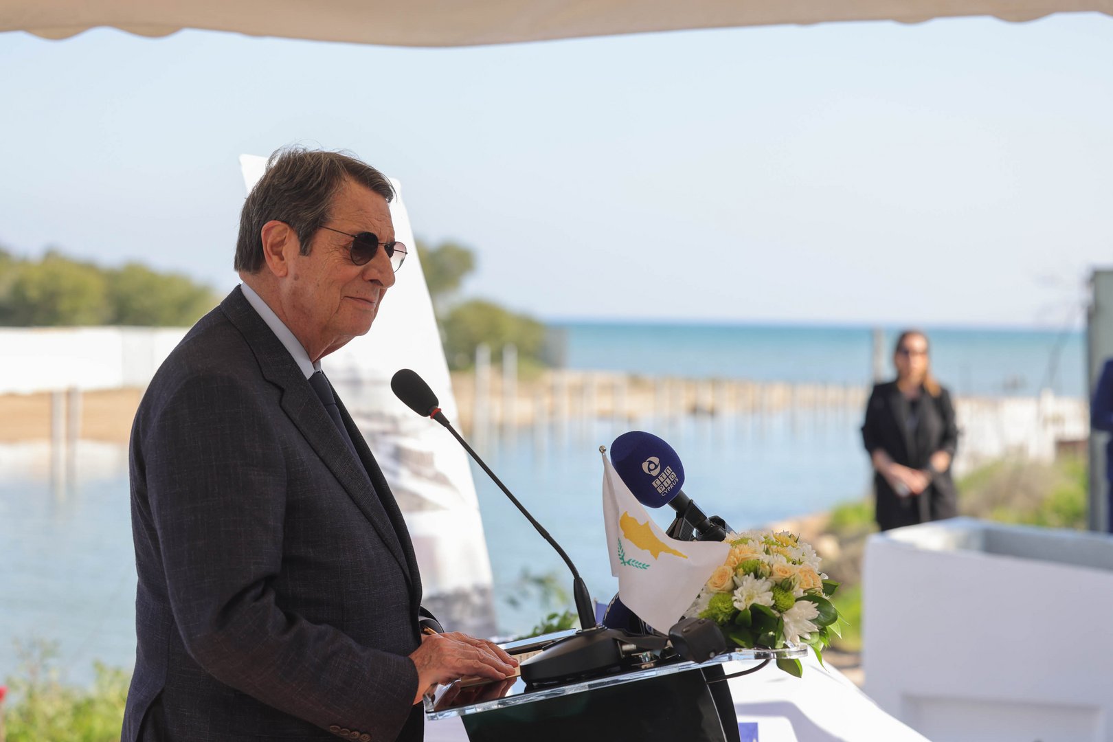 image Foundation stone laid for upgrade to Liopetri harbour