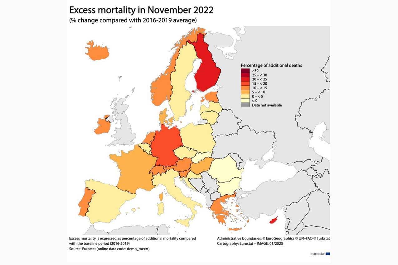 image Cyprus had highest EU excess mortality in November