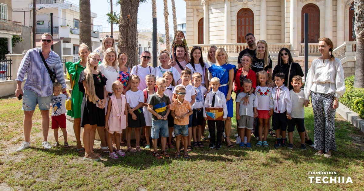 image Businessman Oleg Krot and &#8216;Techiia Foundation&#8217; support a social Ukrainian primary school in Limassol