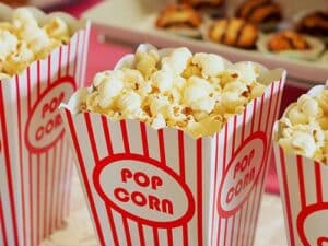 free popcorn box image, public domain snack cc0 photo.