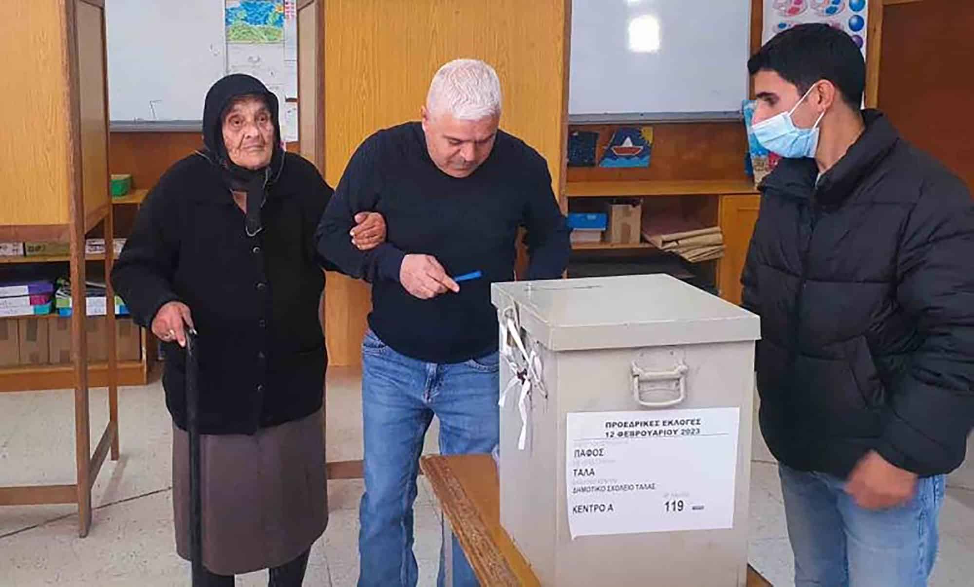 image Paphos woman aged 102 island’s oldest voter