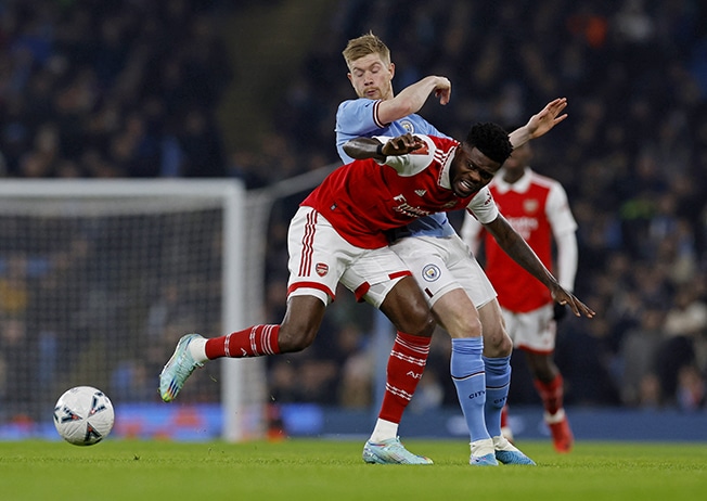 image Arsenal&#8217;s Partey in contention for Leicester trip, Jesus still out