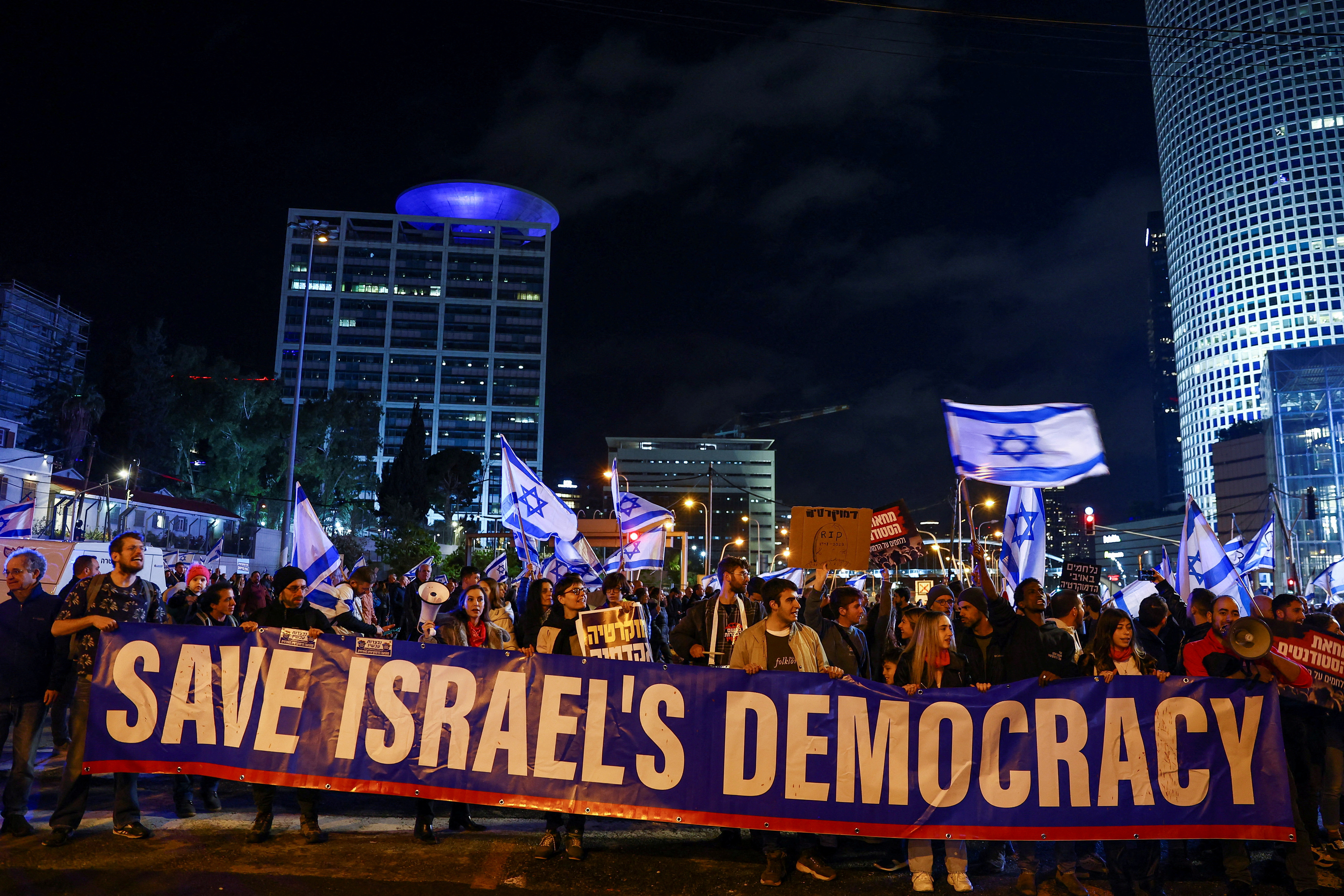 image Israeli judicial reform legislation won&#8217;t be halted, justice minister says