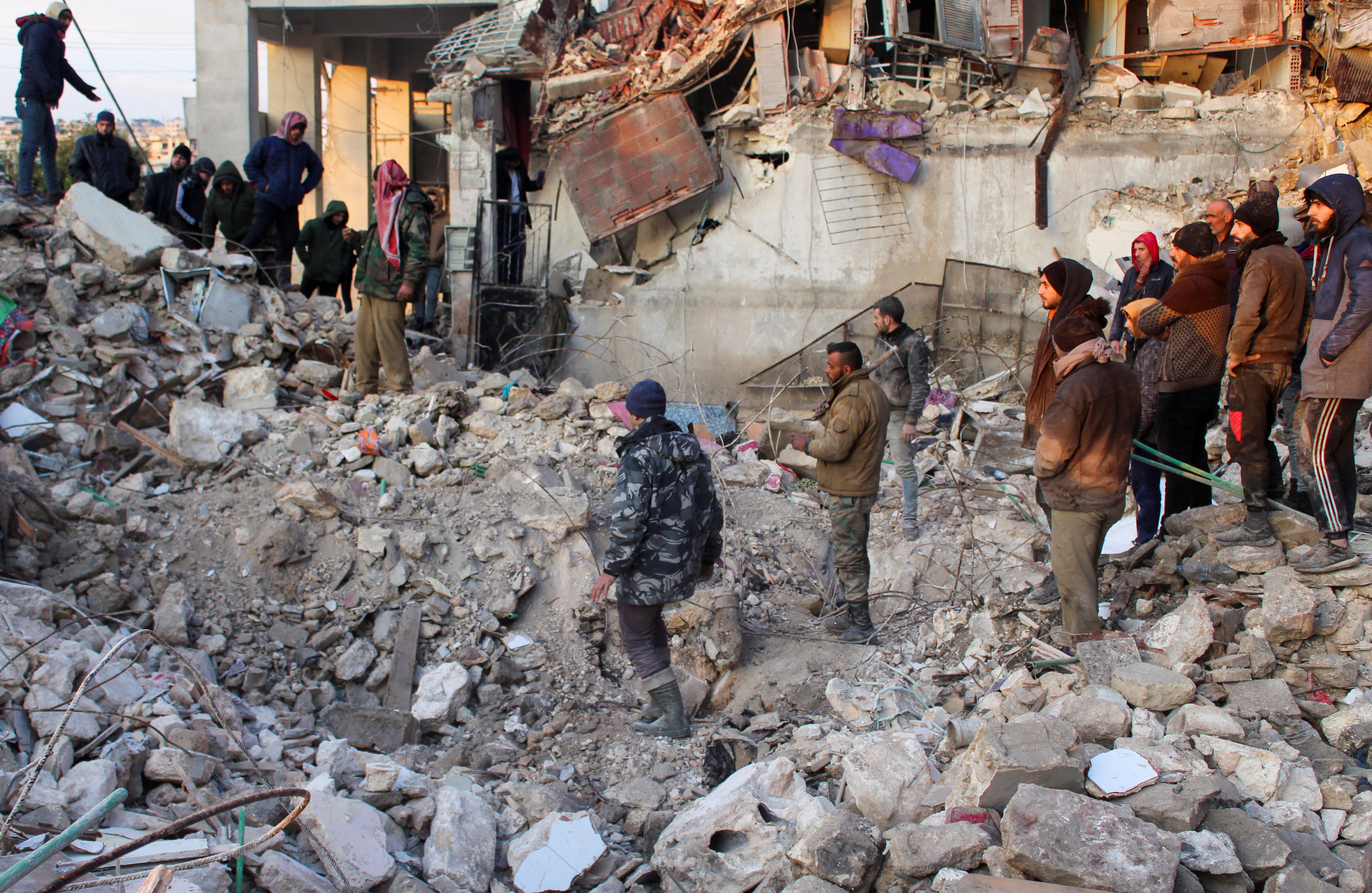 image Hundreds still under earthquake rubble in rebel-held Syria &#8211; rescue workers (Update 2)