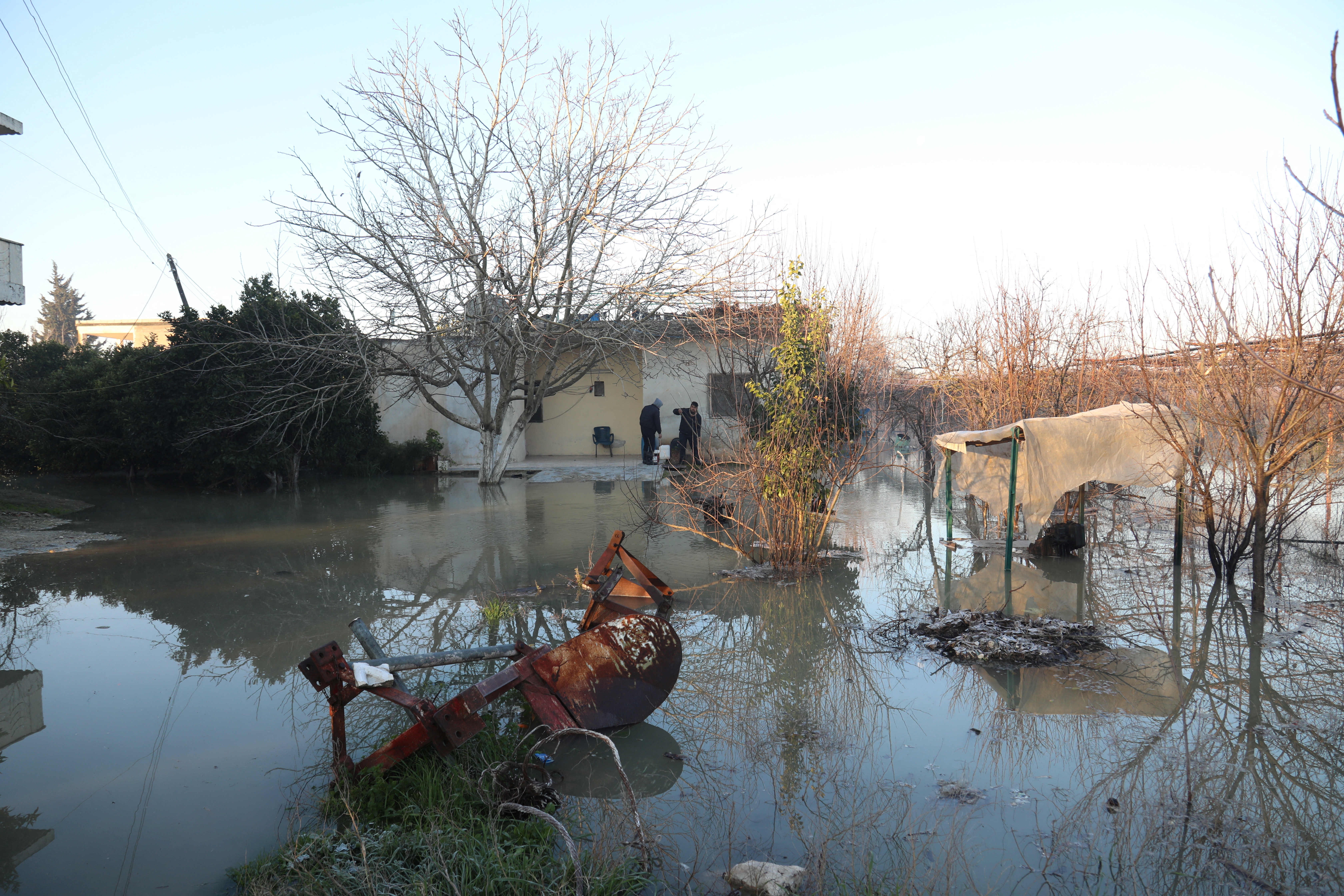 image Shielded from war, Syria town emptied out by earthquake and floods