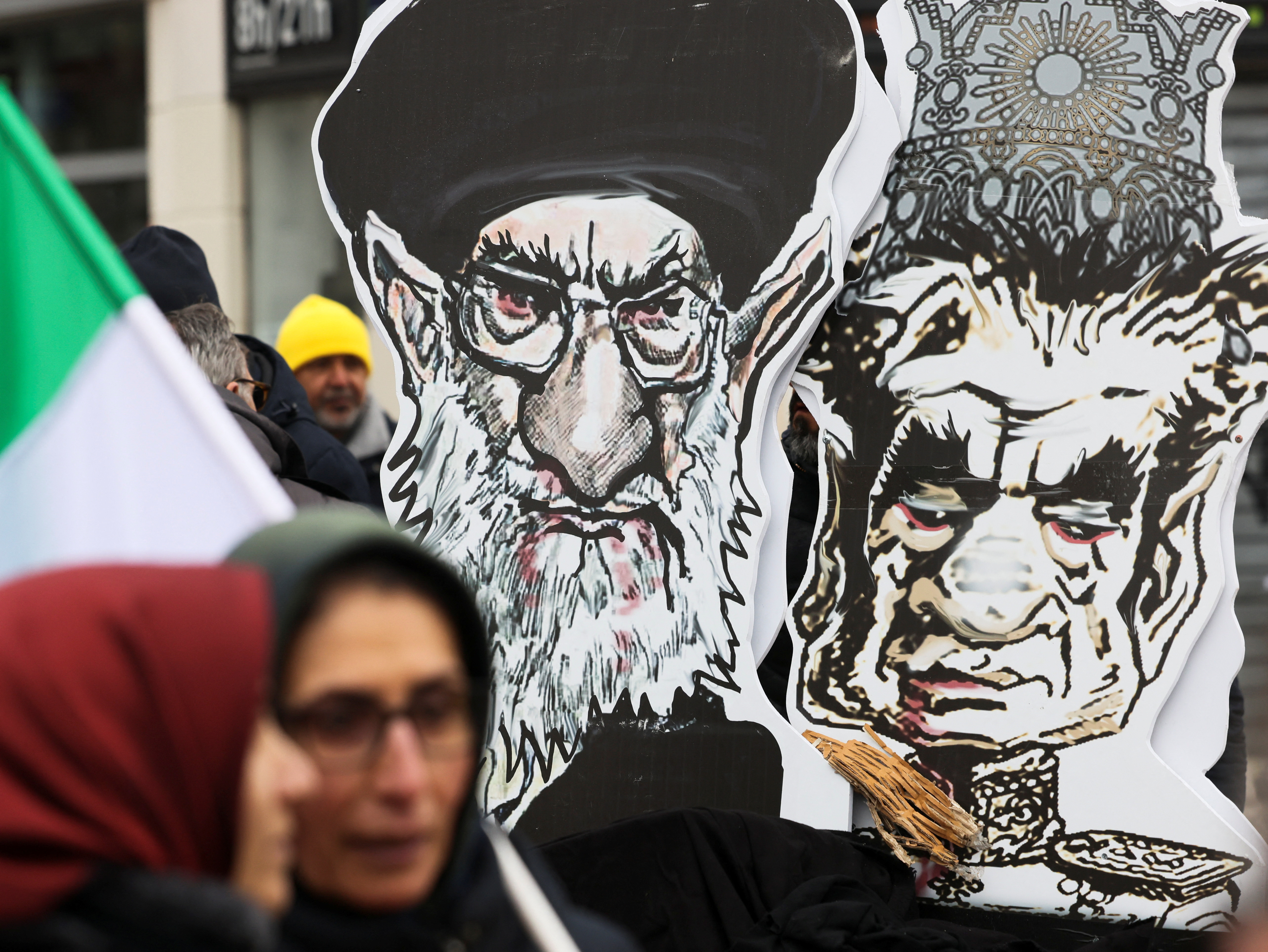 image Opposition groups rally in France demanding EU list Iran&#8217;s Guards as terrorist group