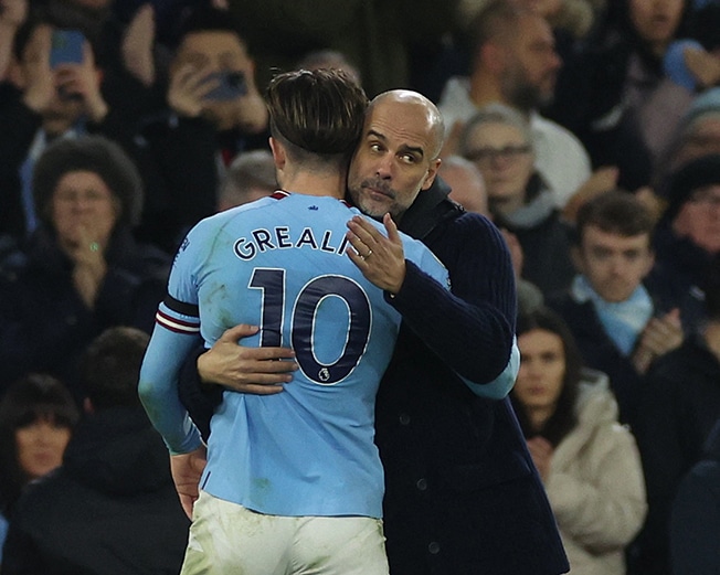 image Man City now in driving seat but Guardiola still cautious