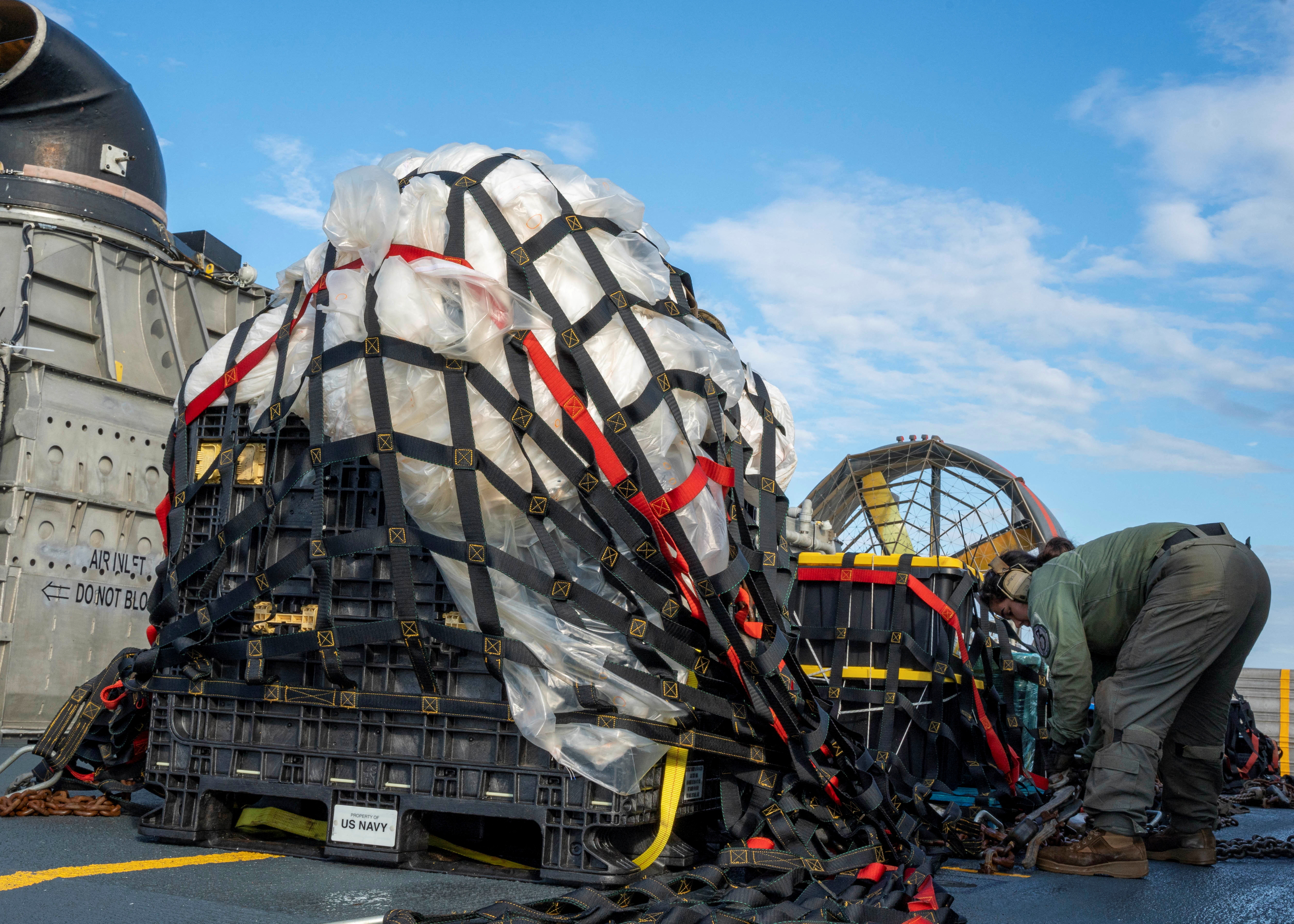 image US military says it recovers key sensors from downed Chinese spy balloon