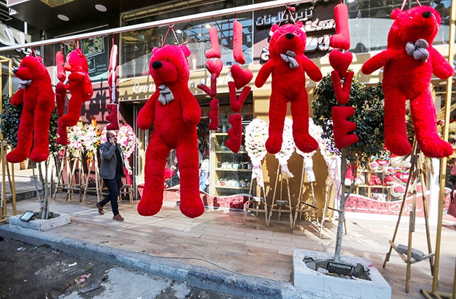image Valentine&#8217;s Day frowned upon by many in Gaza Strip