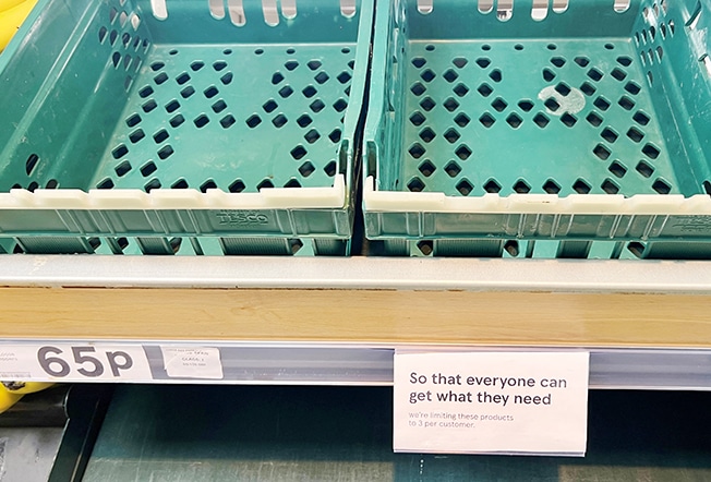image Britain&#8217;s salad crisis could last another month