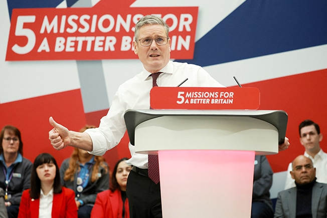 image UK&#8217;s Labour vows to make Britain fastest-growing economy in G7