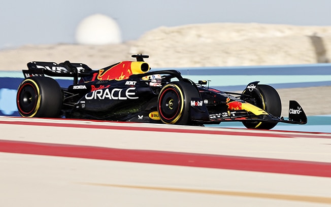 image Verstappen back on top as F1 testing starts