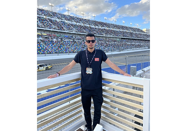 image Tziortzis and ALCO Filters together at the Daytona 500