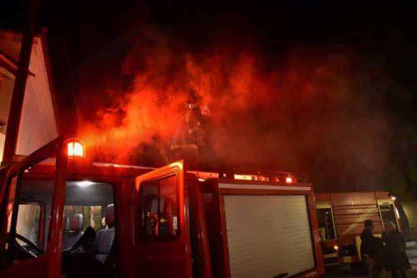 image Faulty chimney causes fire in three-storey Emba house