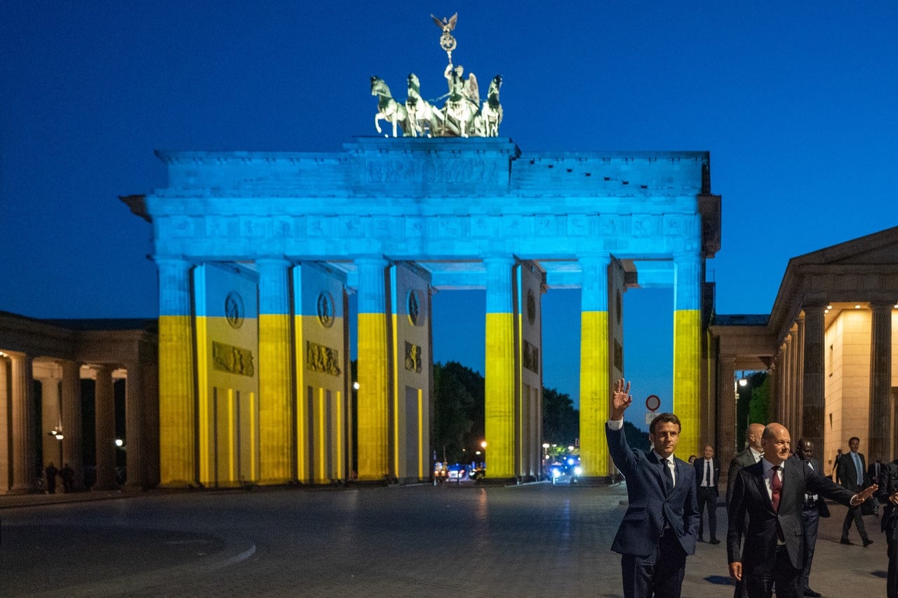 image A message of solidarity to Ukraine from France and Germany