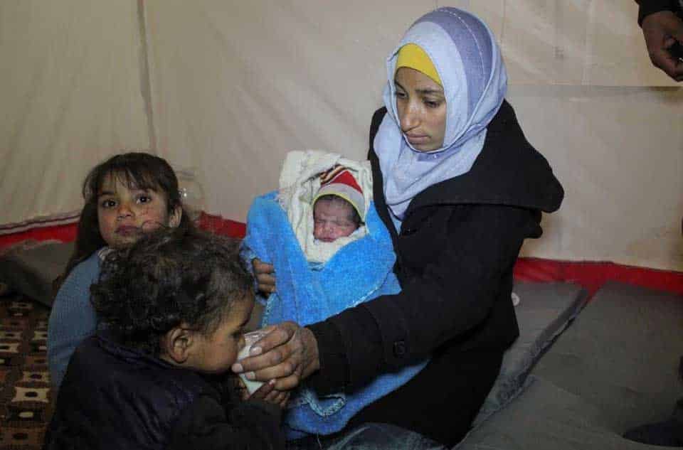 image Syrian baby born on day of earthquake brought mother &#8216;back to life&#8217;