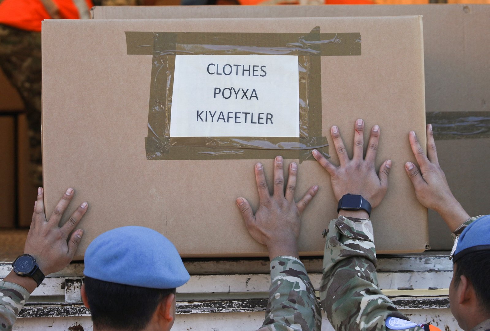 image More than 100 tons of aid collected for those hit by earthquake