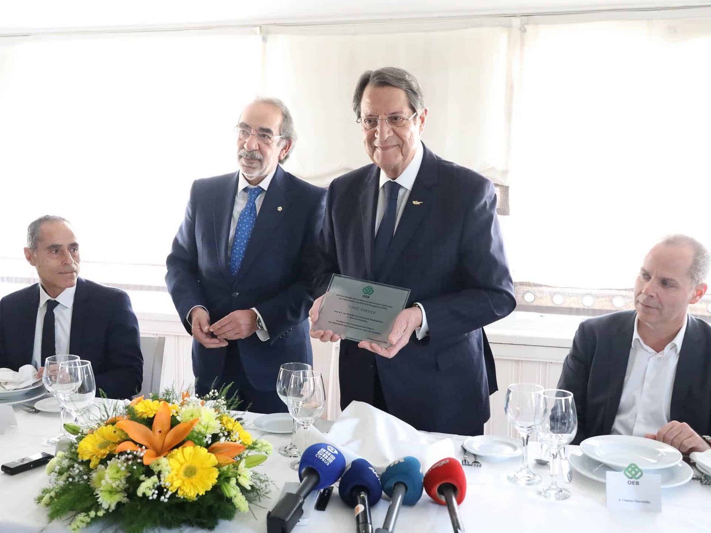 image &#8216;Cooperation helped us pull through the crises,&#8217; Anastasiades thanks Oev