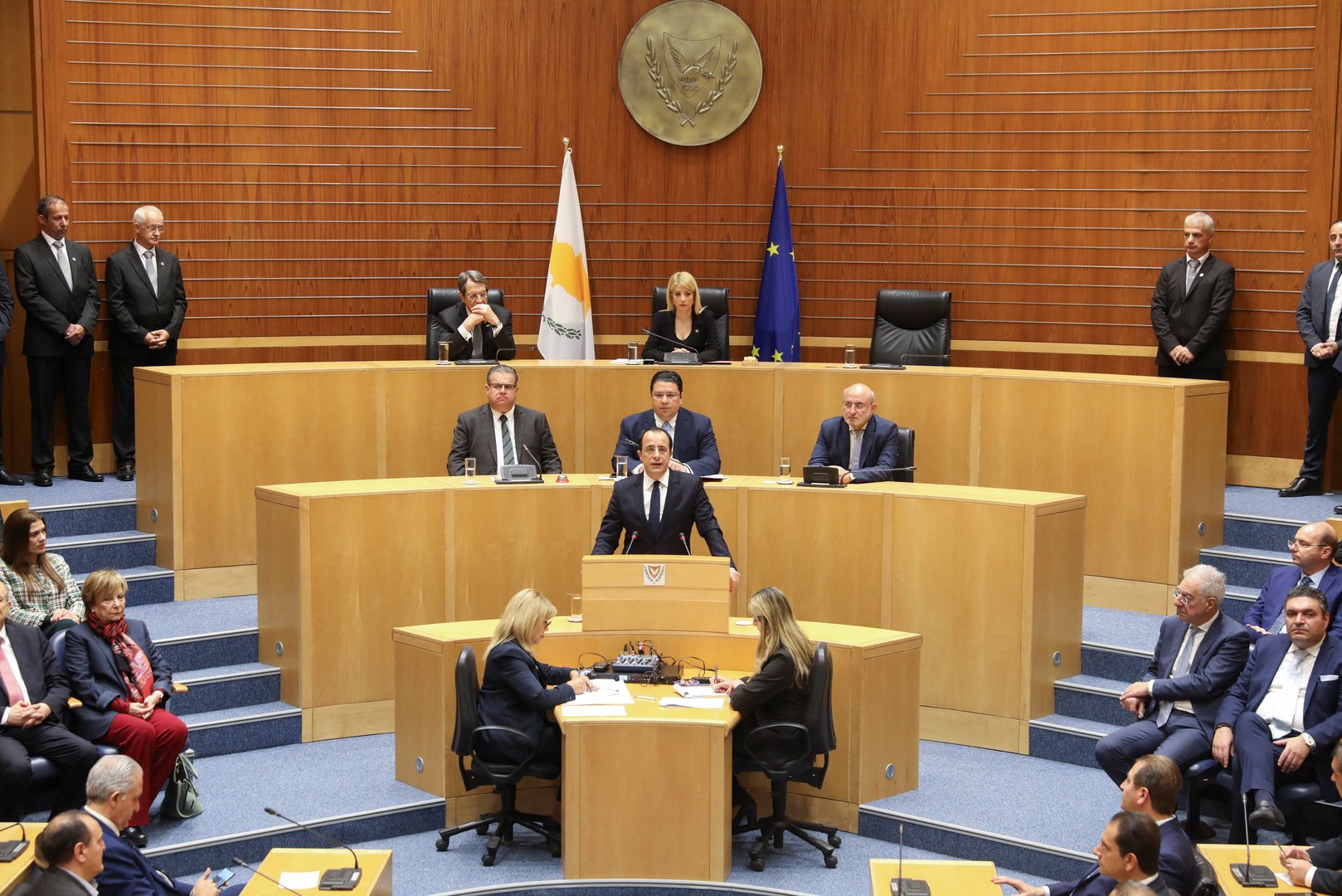 image New president says finding solution to Cyprus problem his priority