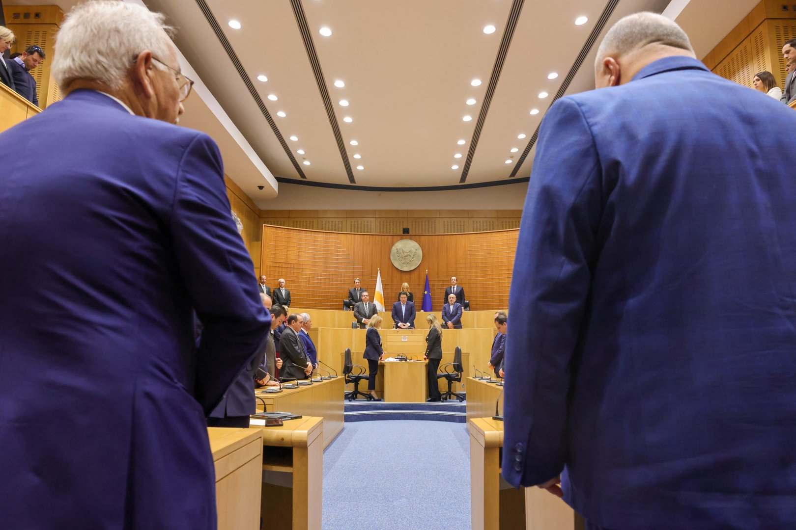 image Demetriou remembers earthquake victims, Ukrainians during swearing in ceremony