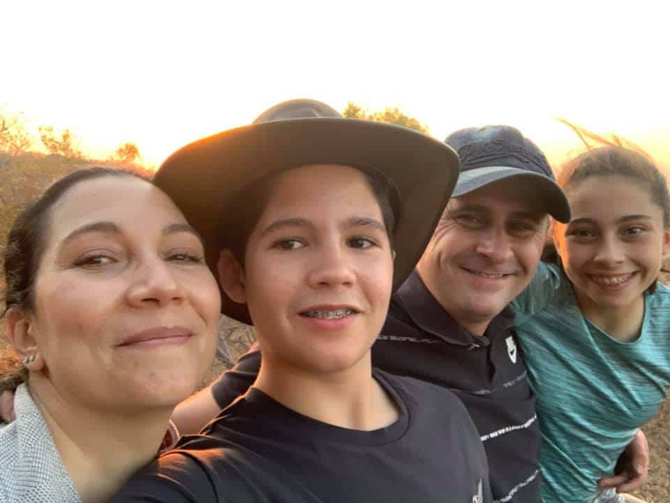 diaspora tati with her parents, andri and roger, and her twin brother alessi