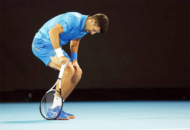image Djokovic played Australian Open with 3cm tear in hamstring,