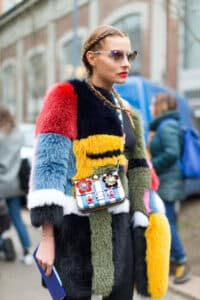 fashion colourful fur