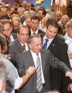 Tassos Papadopoulos was the victor in 2003 and led Greek Cypriot rejection of the Annan plan the following year