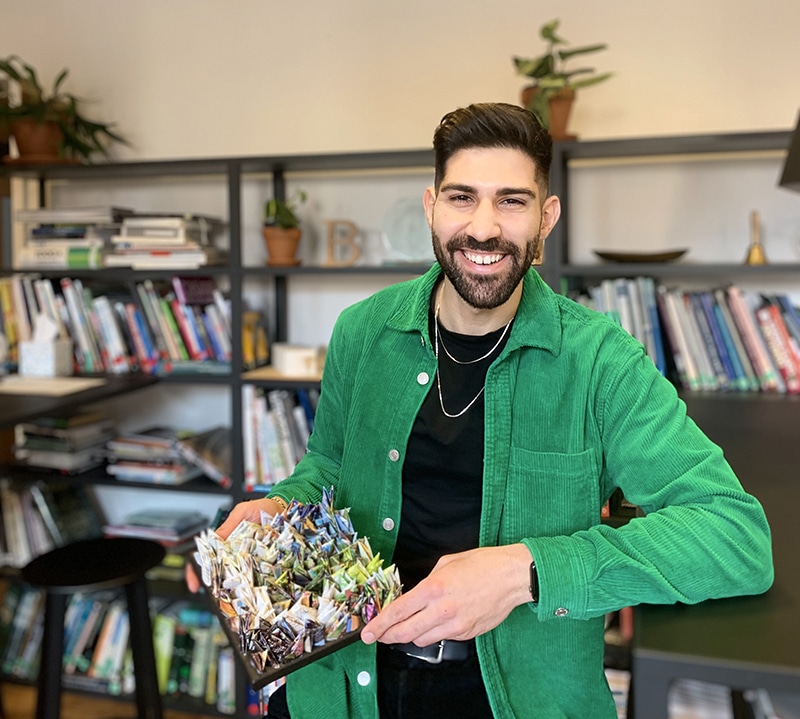 image A minute with Soteris Yerosimou AKA Origuy Upcycled artist