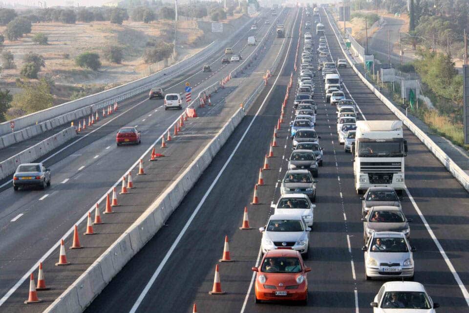image Left lanes of Nicosia-Limassol motorway to close for maintenance