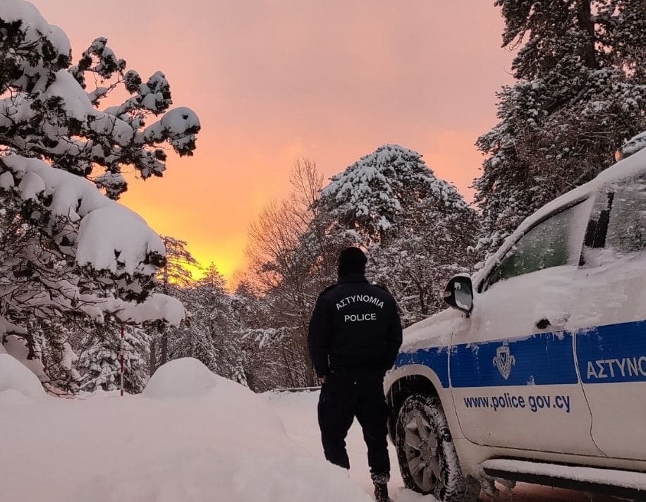 image Snow on Troodos and storms till Sunday