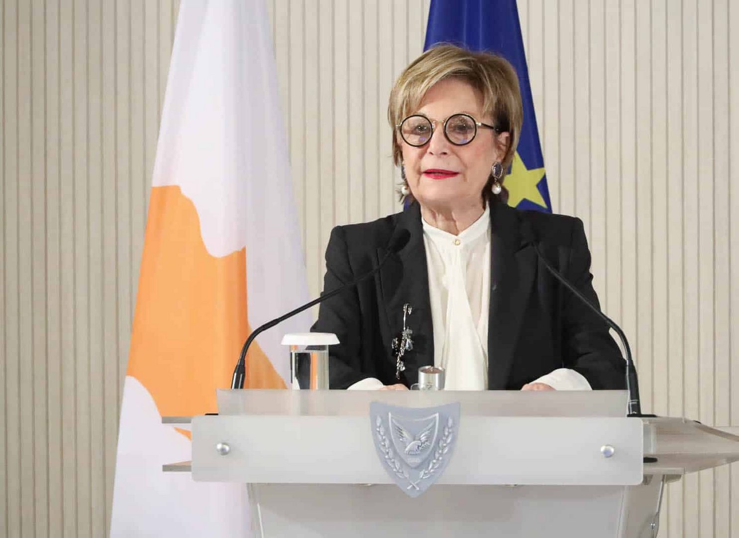 image Justice minister upbeat during presentation of her time in post