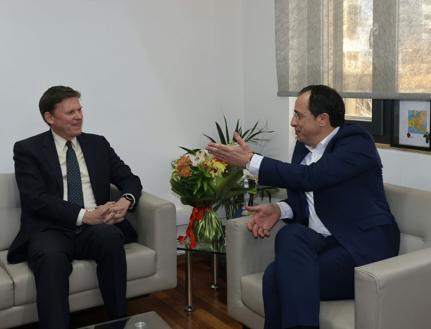 image Christodoulides reiterates two-state solution not up for discussion