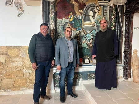 image Churches are core part of Cyprus&#8217; cultural history, Karousos says during Mammari visit
