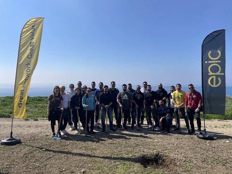 image Epic volunteers plant trees, upgrade Ayia Napa area