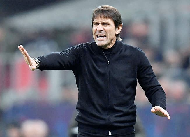 image Conte nominated for manager of the month despite overseeing only one game
