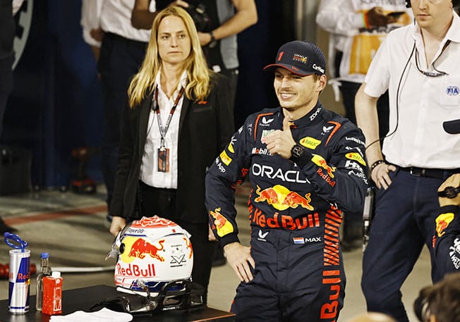 image Champion Verstappen on pole for Bahrain season opener