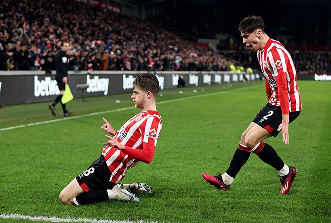 image Brentford beat Fulham to fuel European dream
