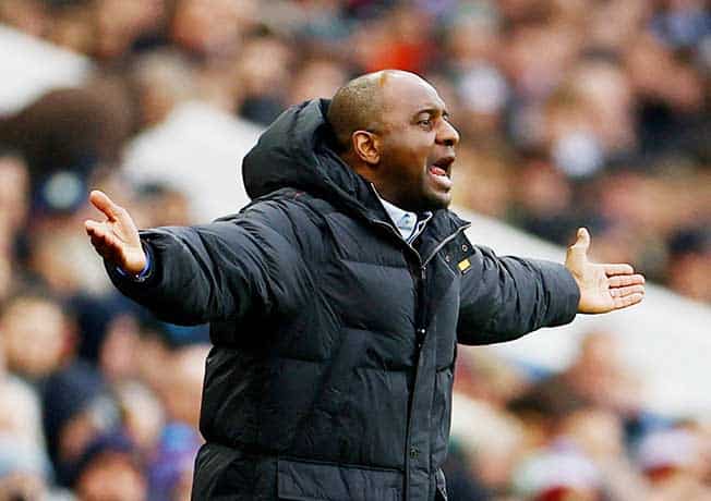 image Palace sack manager Vieira after 11-game winless run